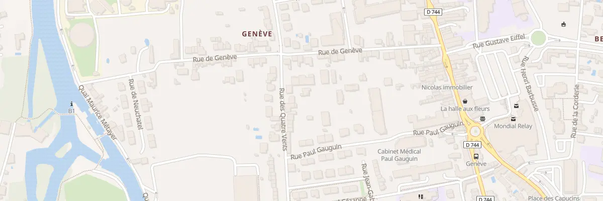 Plan du 28 Rue des Quatre Vents à Niort