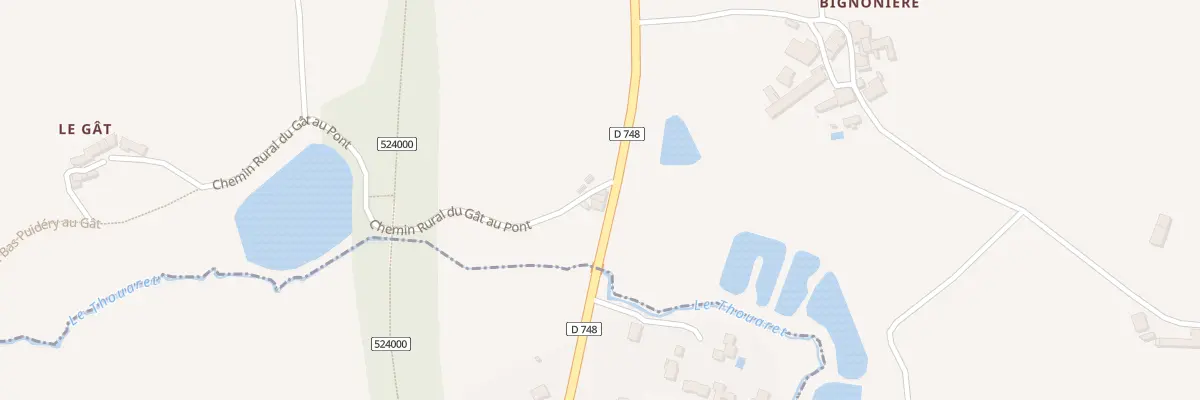 Plan du 2 Le Pont à Chanteloup