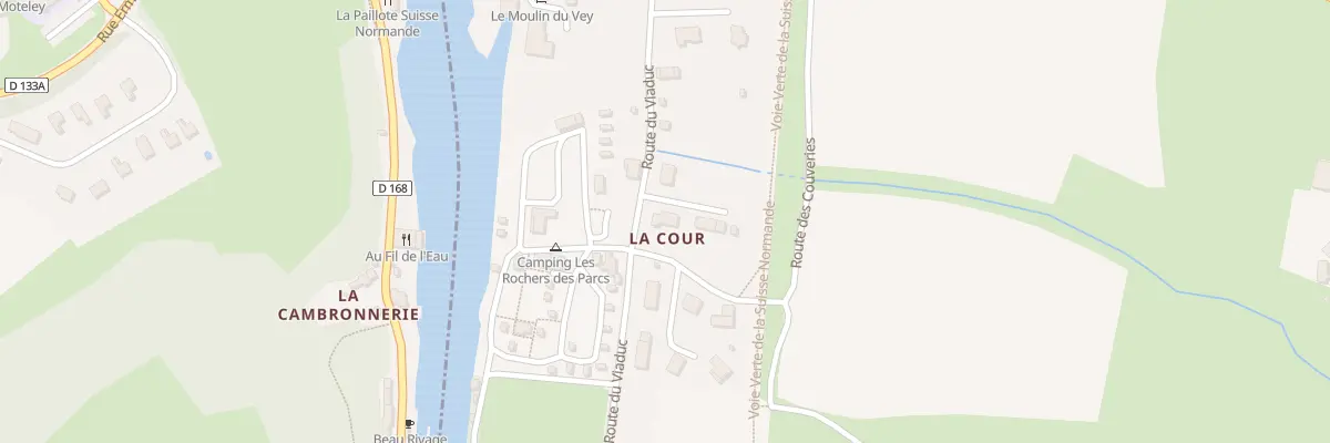 Plan du 19 Rte du Viaduc au Vey