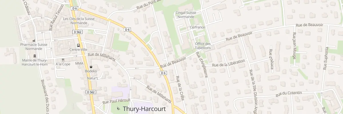 Plan du 13 Rue de Beauvoir Thury Harcourt à Thury-Harcourt-le-Hom