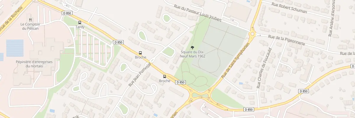 Plan du 46 Rue Jean Pommier à Niort