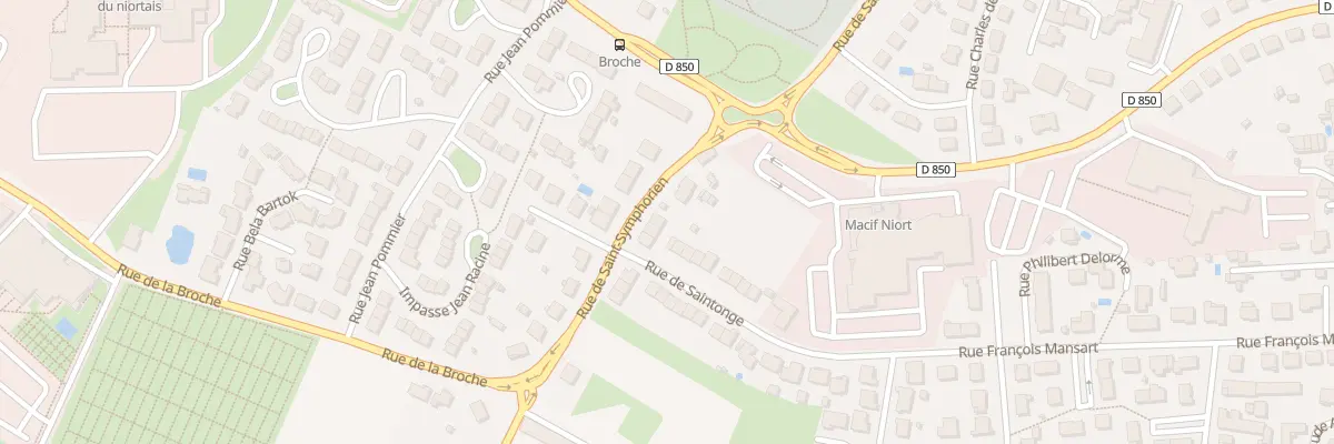 Plan du 171 Rue Saint-symphorien à Niort