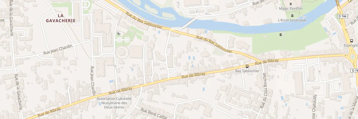 Plan du 80B Rue de Ribray à Niort