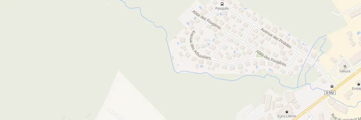 Plan du 33 Av des Arbousiers à Mont-de-Marsan