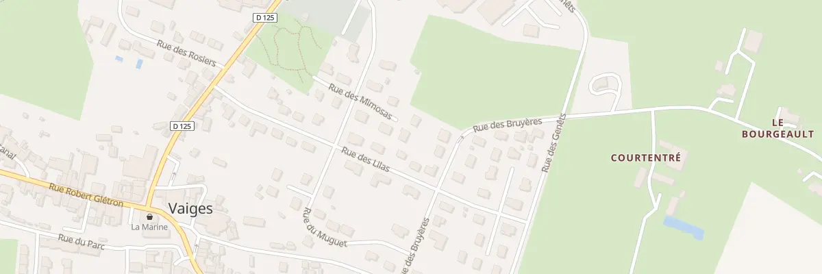 Plan du 7 Rue des Mimosas à Vaiges