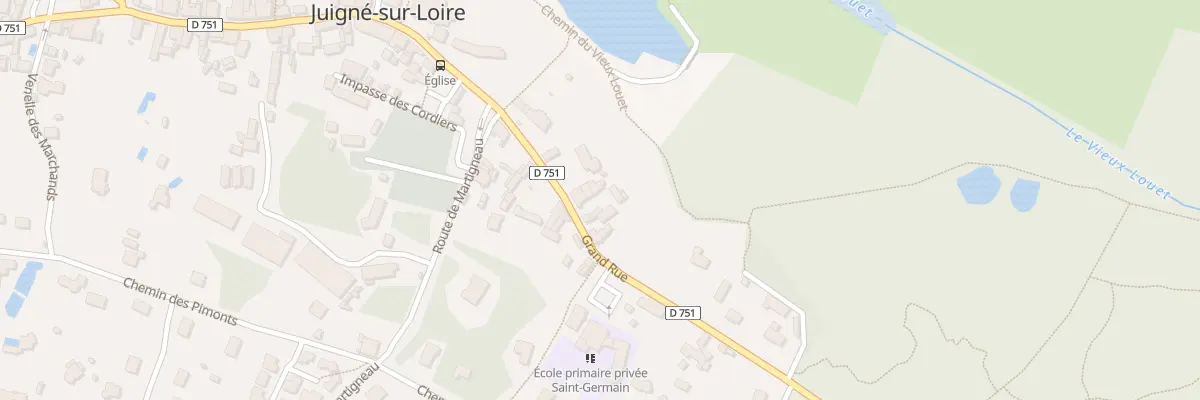 Plan du 9A Rue Grand Rue aux Garennes sur Loire
