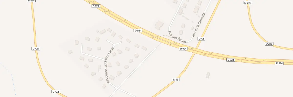 Plan du 1 Res les Quatre Vents à Landigou