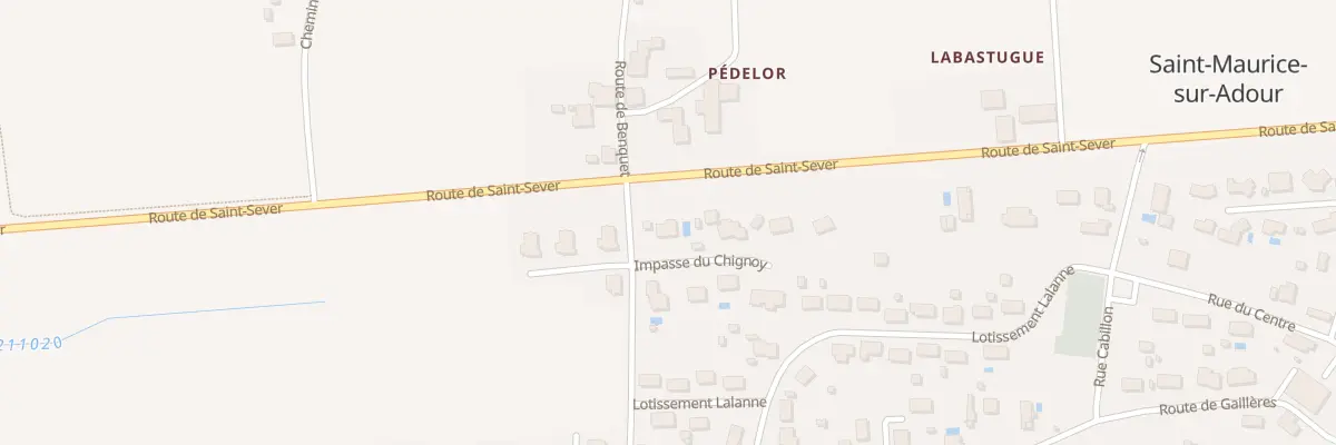 Plan du 51 Rte du Mayre à Saint-Maurice-sur-Adour