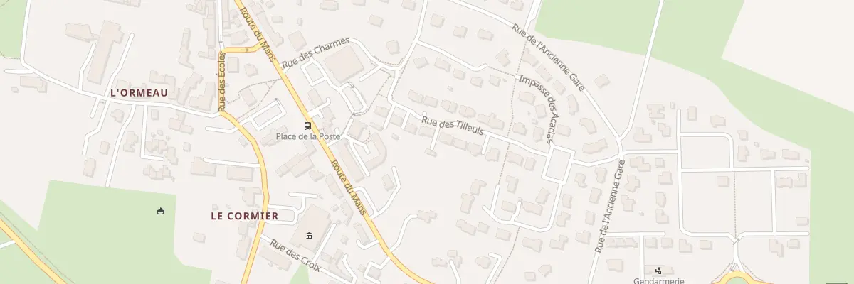 Plan du 8 Rue des Tilleuls à Vaiges