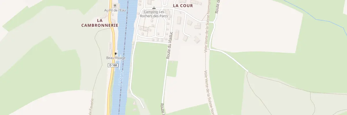 Plan du 23 Rte du Viaduc au Vey
