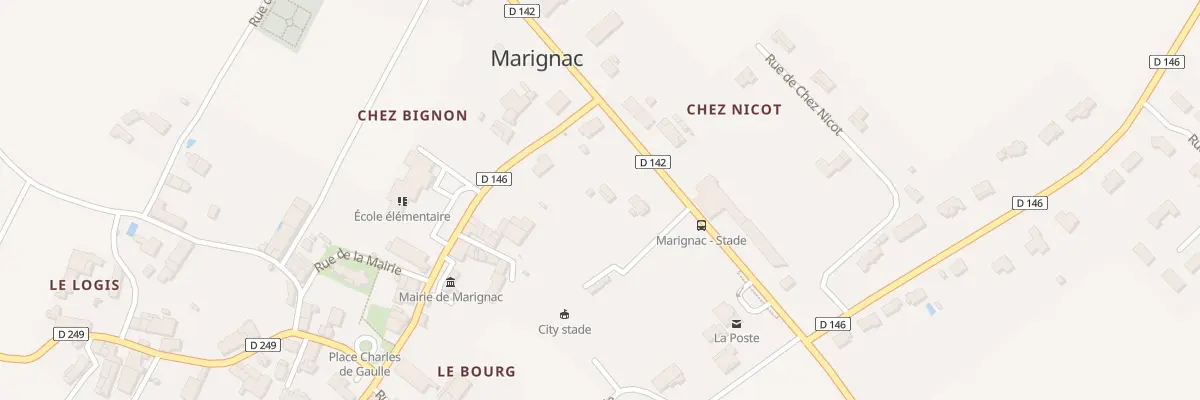 Plan du 6 Rte de Jonzac à Marignac