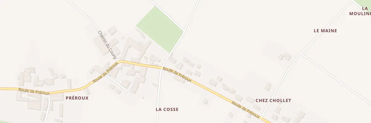 Plan du 44 Rte de Préroux à Pérignac