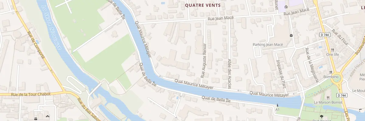 Plan du 27 Quai Maurice Métayer à Niort