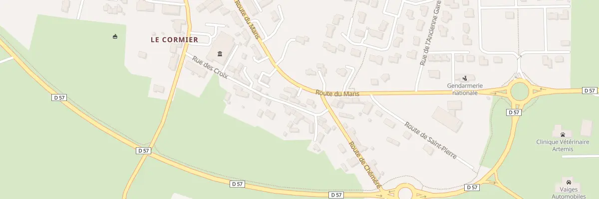 Plan du 2 Rue des Croix à Vaiges
