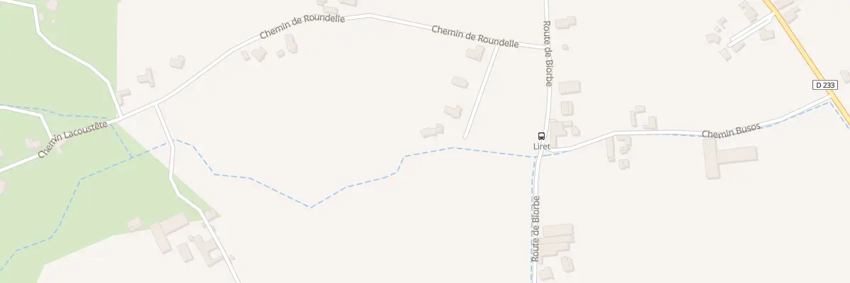 Plan du 1 Che de Roundelle à Bougarber