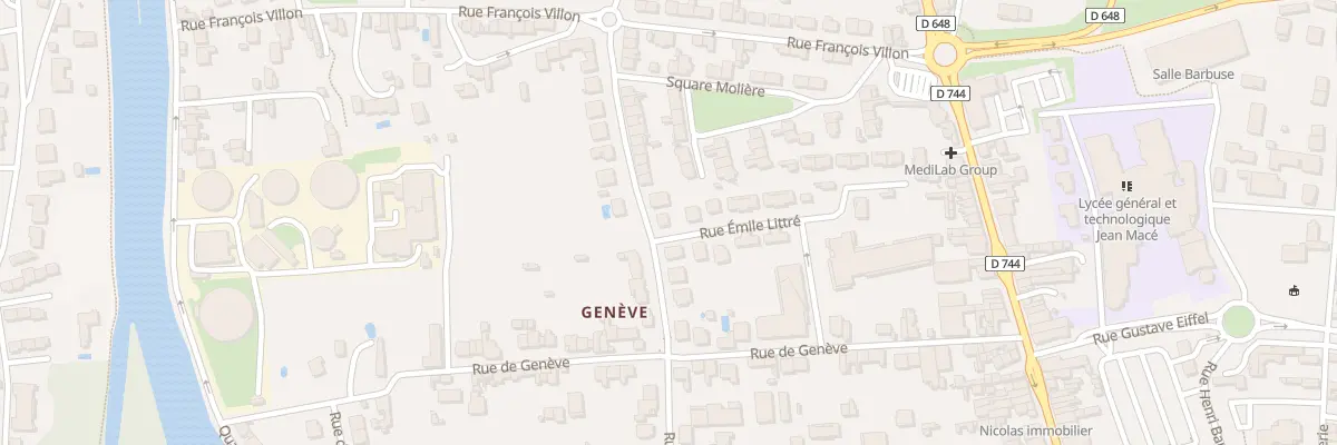Plan du 46 Rue des Quatre Vents à Niort
