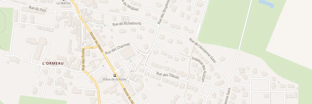 Plan du 2 Imp des Marronniers à Vaiges