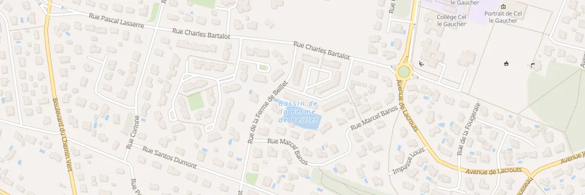 Plan du 4 Rue Jean Hirigoyen à Mont-de-Marsan