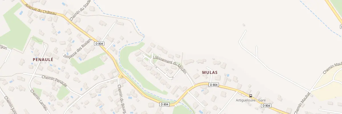 Plan du 4 Lot du Moulin à Artiguelouve