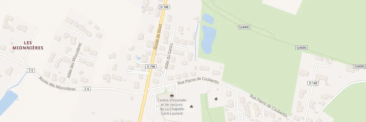 Plan du 7 All du Garou à La Chapelle-Saint-Laurent
