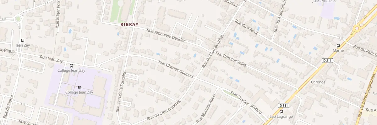 Plan du 126 Rue du Clou Bouchet à Niort