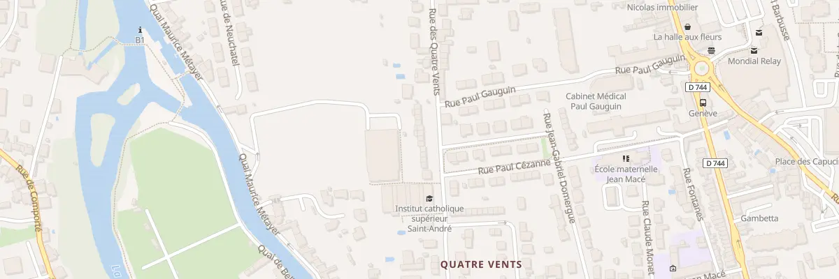Plan du 31 Rue des Quatre Vents à Niort