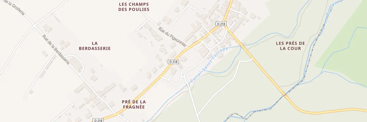 Plan du 4C Rue du Bourg à Courcelles