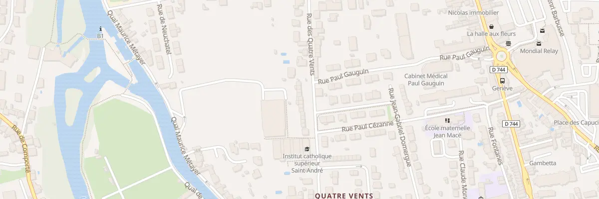 Plan du 35 Rue des Quatre Vents à Niort