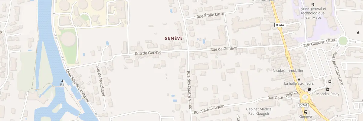 Plan du 67 Rue des Quatre Vents à Niort