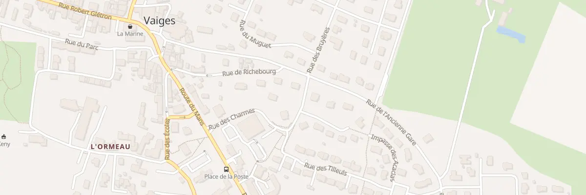 Plan du 3 Rue de l’Ancienne Gare à Vaiges