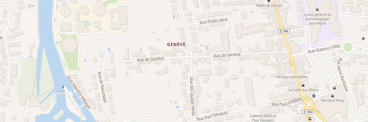 Plan du 47 Rue de Genève à Niort