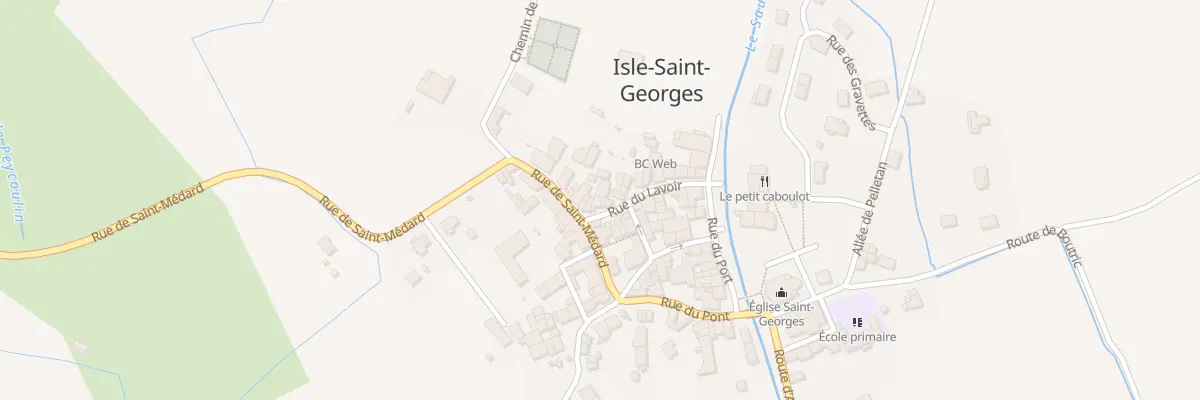 Plan du 4 Rue du Lavoir à Isle-Saint-Georges