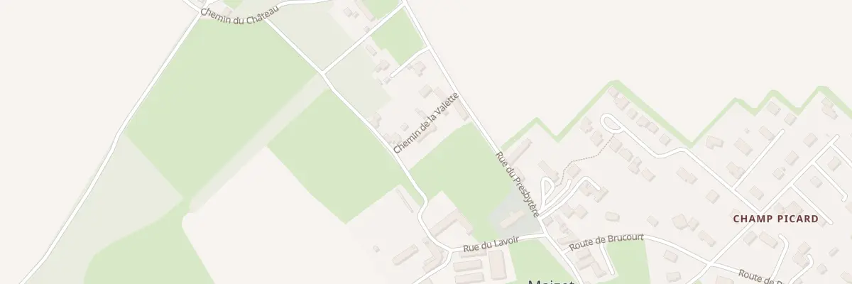 Plan du 2 Chem de la Valette à Maizet
