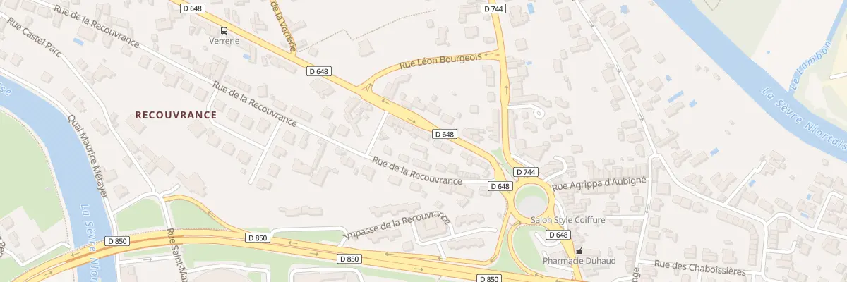 Plan du 17 Av de Nantes à Niort