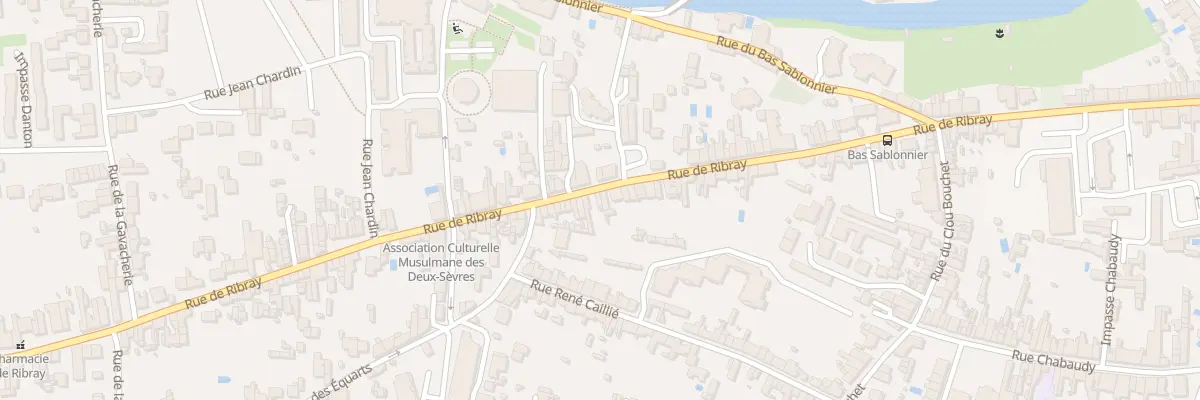 Plan du 89B Rue de Ribray à Niort