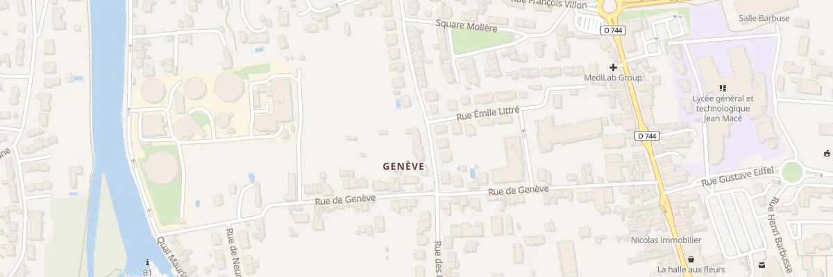 Plan du 73 Rue des Quatre Vents à Niort