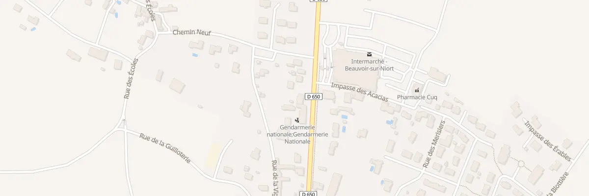 Plan du 411 Av de Niort à Beauvoir-sur-Niort
