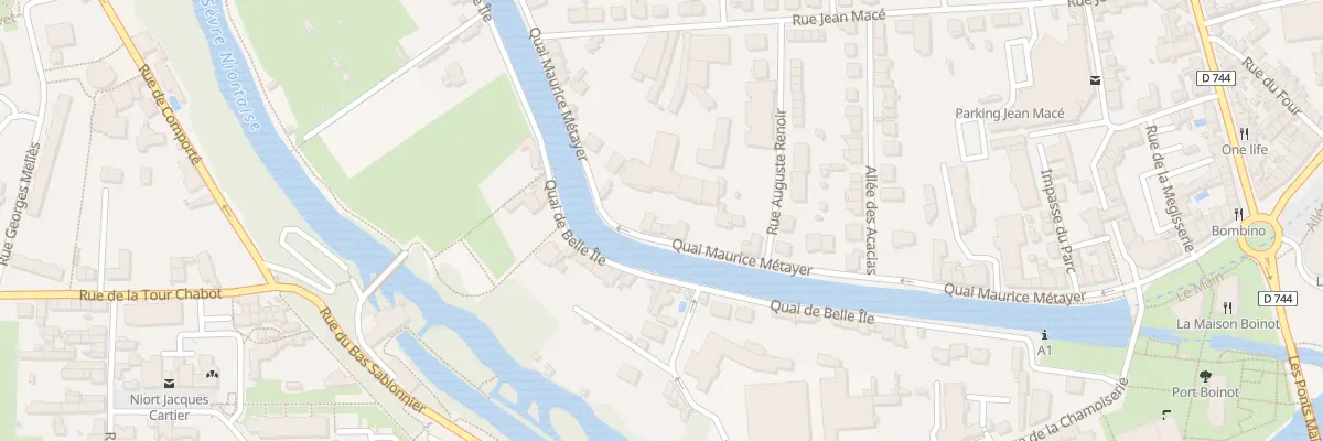 Plan du 29 Quai Maurice Métayer à Niort