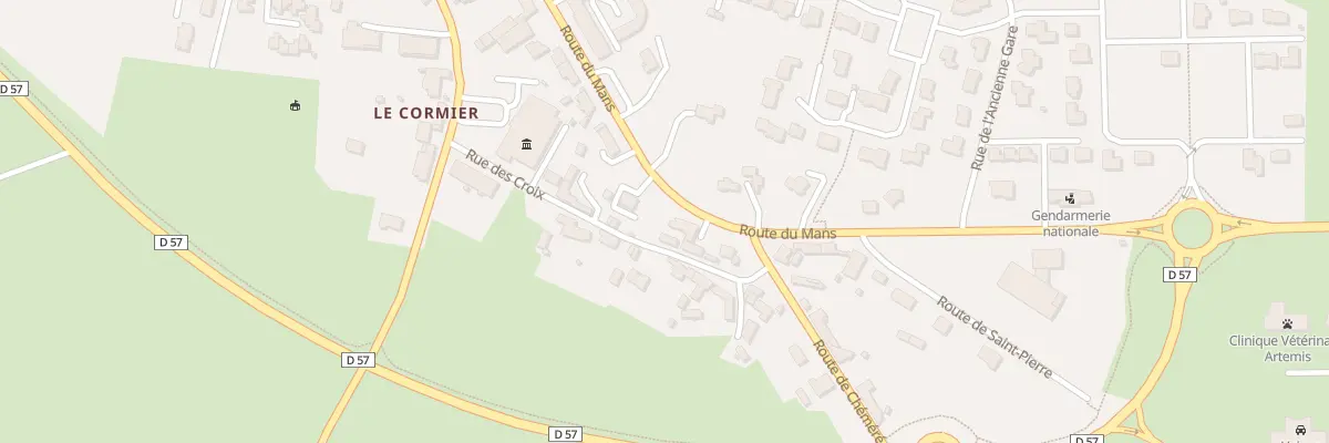 Plan du 28 Rte du Mans à Vaiges