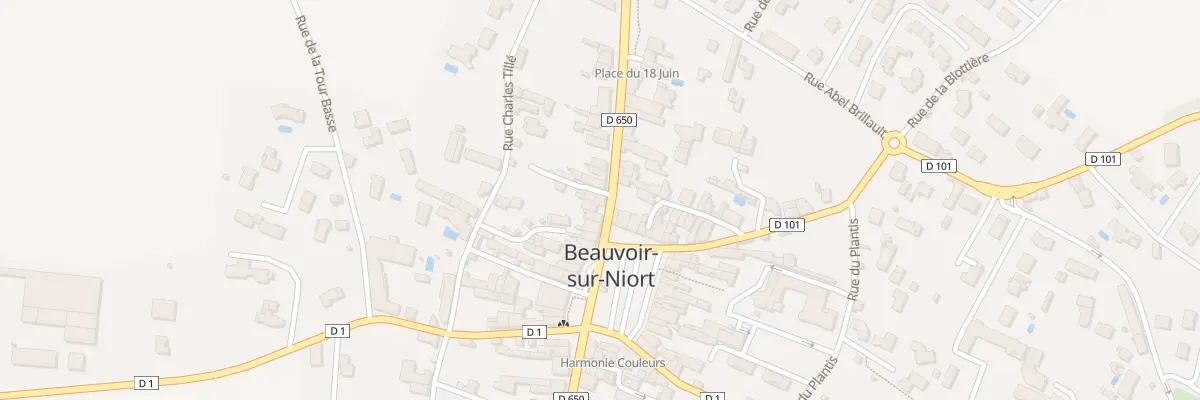 Plan du 17 Av de Niort à Beauvoir-sur-Niort