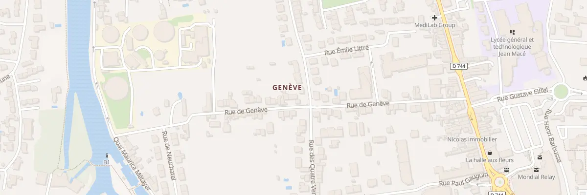 Plan du 36 Rue de Genève à Niort
