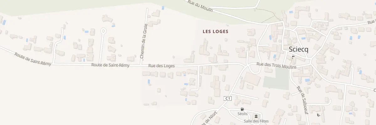Plan du 14 Rue des Loges à Sciecq