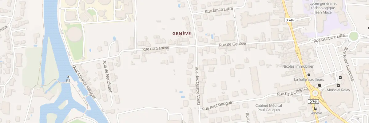 Plan du 63 Rue des Quatre Vents à Niort