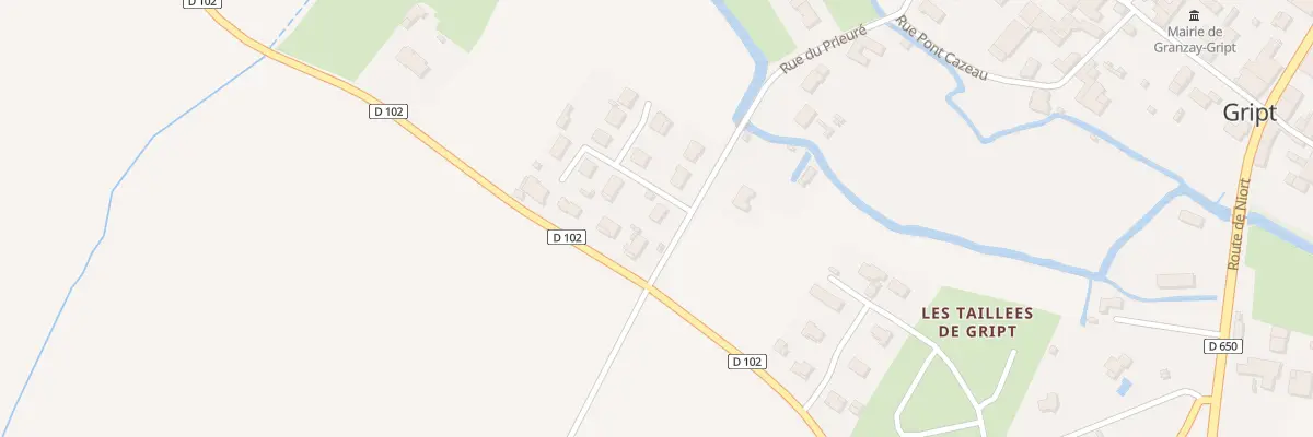 Plan du 32 Rue du Prieuré à Granzay-Gript