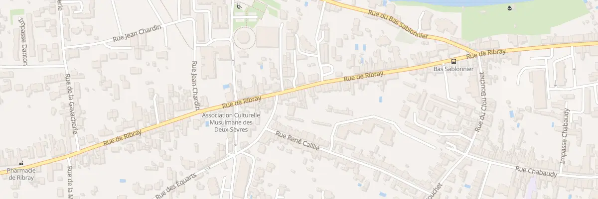 Plan du 95 Rue de Ribray à Niort