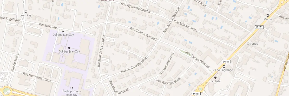 Plan du 142 Rue du Clou Bouchet à Niort