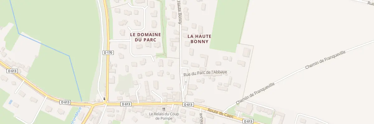 Plan du 29 Rue Haute Bonny à Rots
