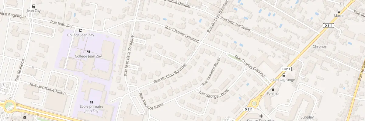 Plan du 146 Rue du Clou Bouchet à Niort