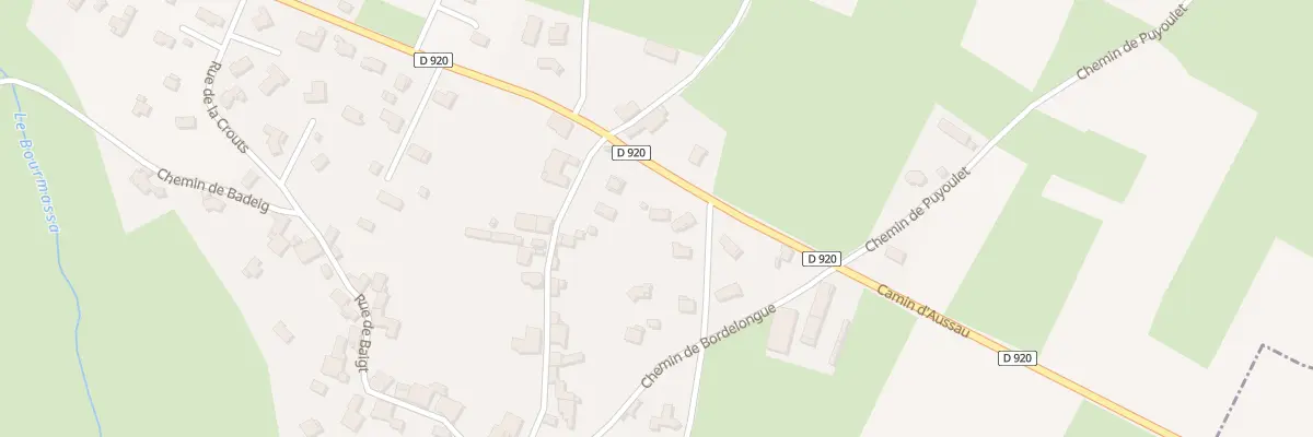 Plan du 5 Cami d’Aussau - Cd 920 à Buziet