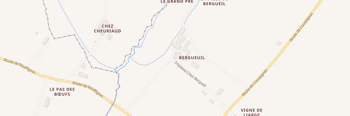 Plan du 5162 Bergueil à Rouffignac